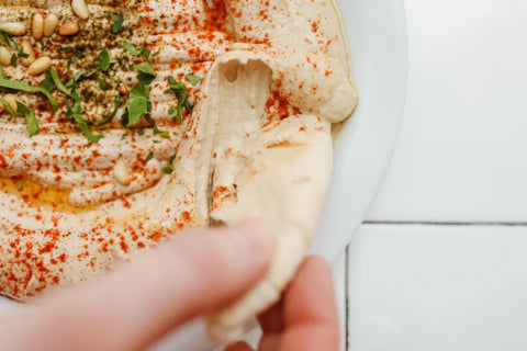 Hjemmelaget hummus som smaker fantastisk
