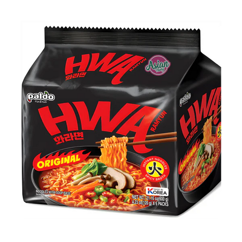 PALDO HWA RAMEN ORIGINAL FLAVOR 5-PACK 600G