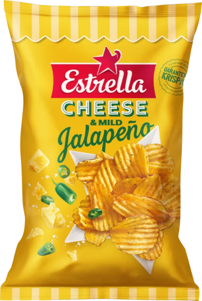 เอสเทรลล่า ชีส แอนด์ ฮาลาปิโน่ 175 กรัม