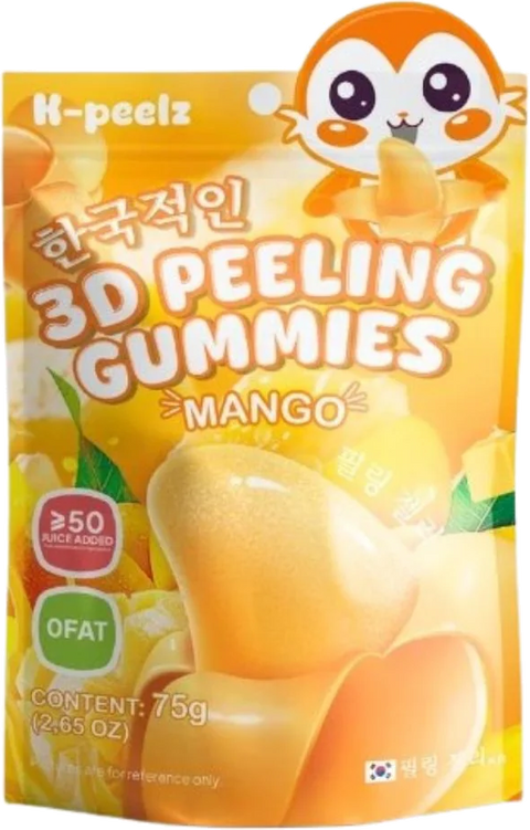 K-Peelz Mango 3D Peeling Gummies 75g