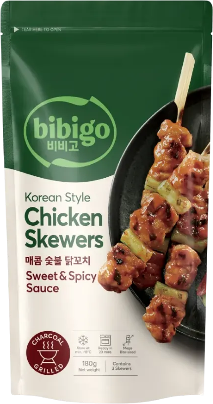BIBIGO CHICKEN SKEWERS SWEET & SPICY