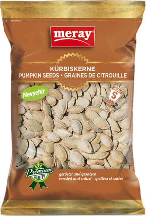 Meray Gresskarfrø Ristet & Saltet 200g