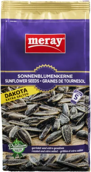 MERAY SOLSIKKEFRØ RISTET & EKSTRA SALTET