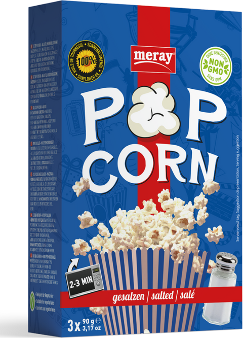 MERAY POPCORN SALT MICRO 3-PACK