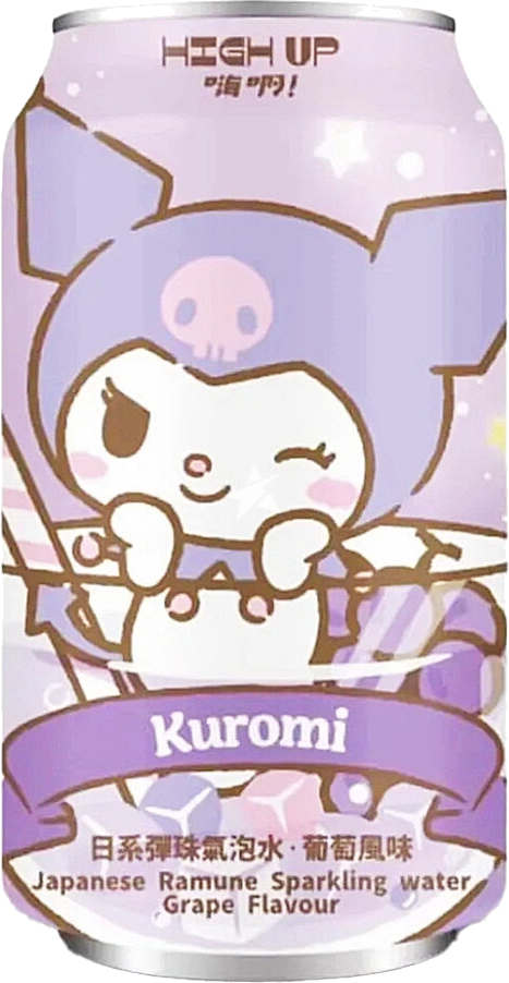 HIGH UP SANRIO GRAPE SPARKLING WATER