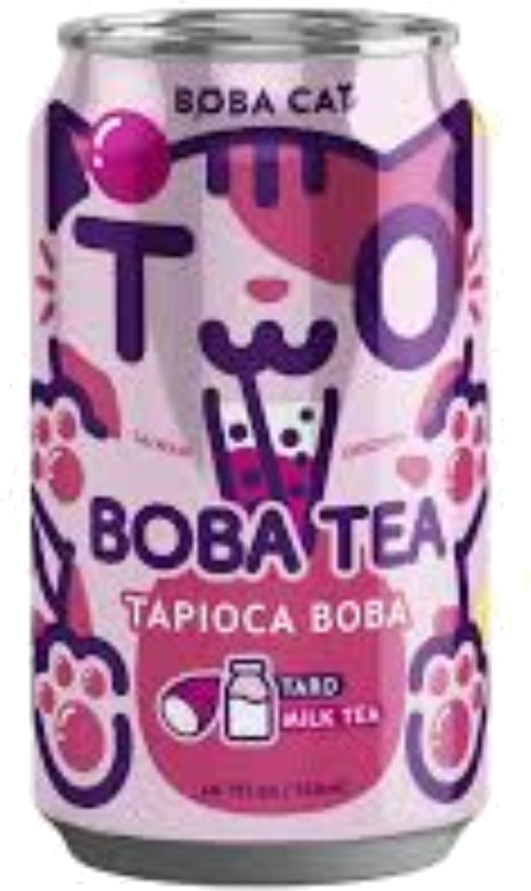 BOBA CAT TARO MILK TEA