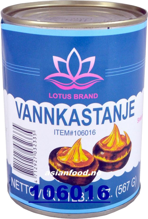 LOTUS WATER CHESTNUTS (WHOLE)