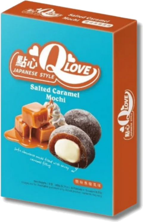 QLOVE SALTED CARAMEL DELUXE MOCHI