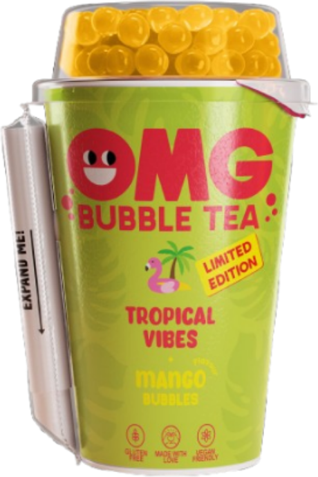 OMG Bubble Tea Tropical Vibes 265ml
