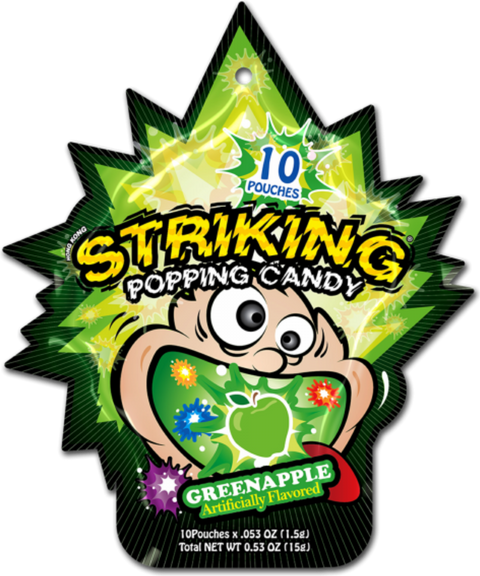 STRIKING POPPING CANDY GREEN APPLE
