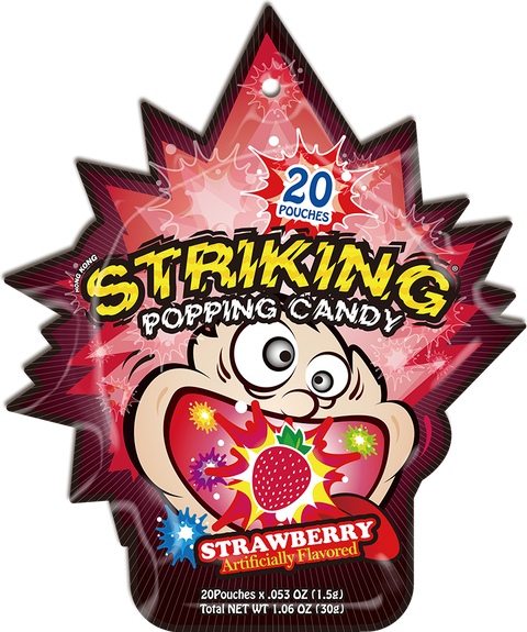 STRIKING POPPING CANDY STRAWBERRY