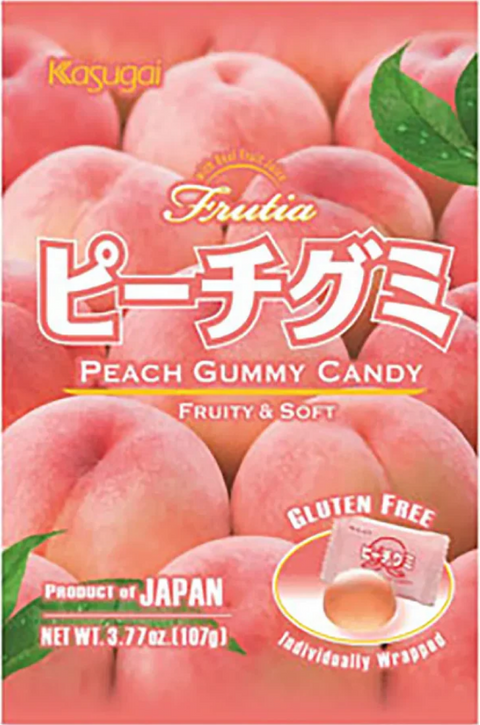 KASUGAI FRUTIA PEACH GUMMY CANDY