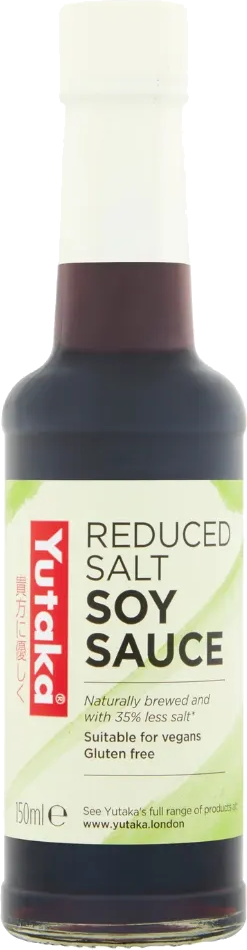 YUTAKA SOYA SAUS, GLUTENFRI M/LITE SALT