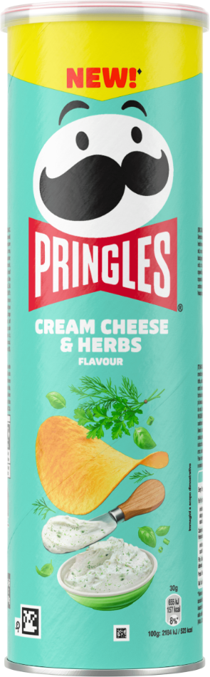 PRINGLES CREAM CHEESE & HERBS
