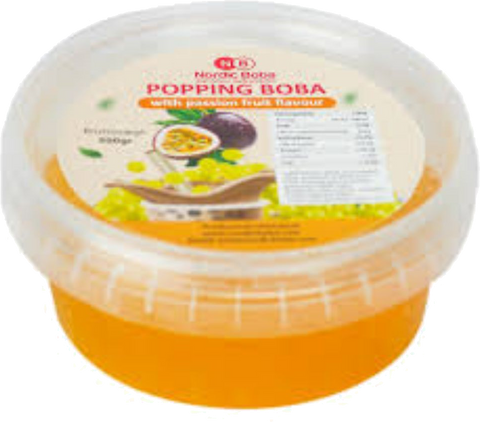 NORDIC BOBA POPPING PASSION FRUIT