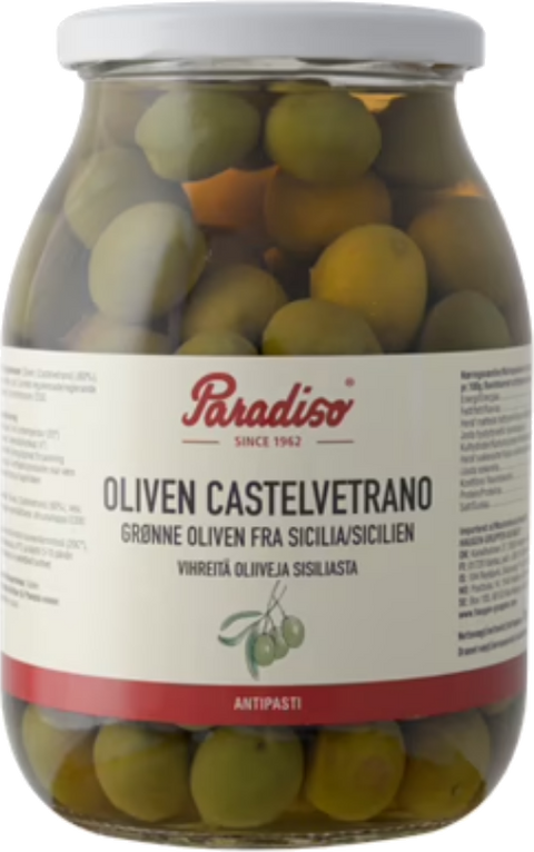 PARADISO GRØNNE CASTELVETRANO OLIVEN