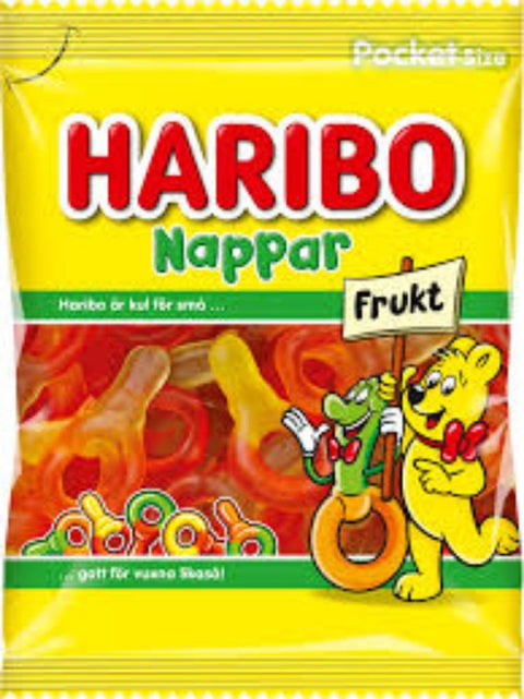 HARIBO NAPPAR FRUKT POCKET SIZE