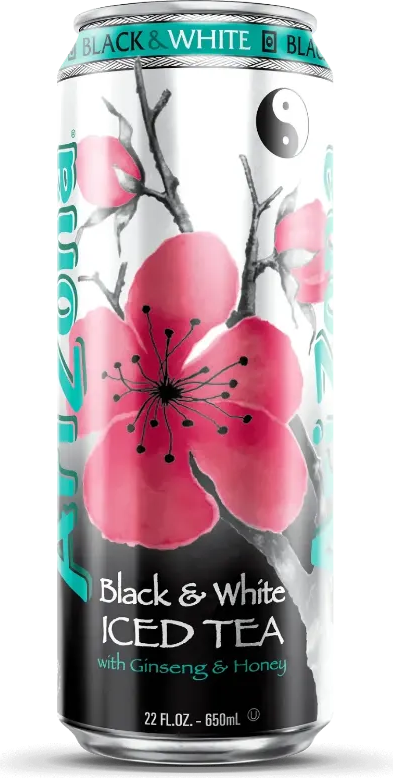 ARIZONA BLACK & WHITE ICED TEA