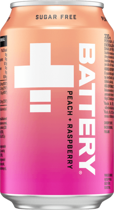BATTERY PEACH RASBERRY