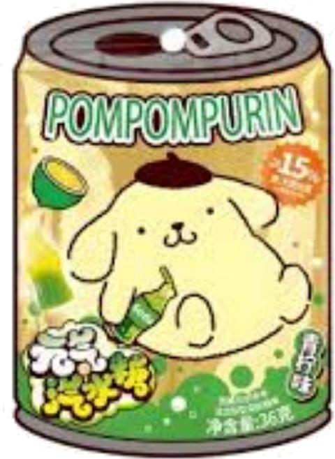 QI POMPOMPURIN LIME SODA GUMMY