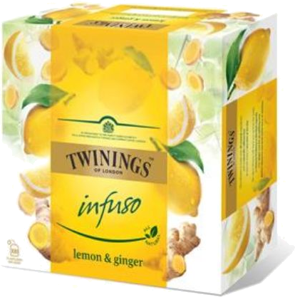 TWINNINGS INFUSO GINGER & LEMON