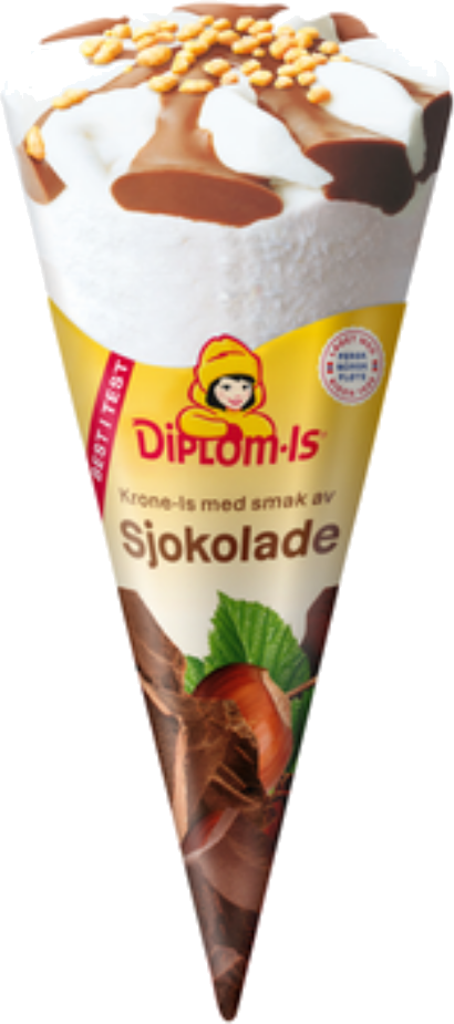 DIPLOM-IS KRONE-IS SJOKOLADE