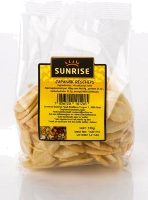 SUNRISE JAPANSK RISCHIPS