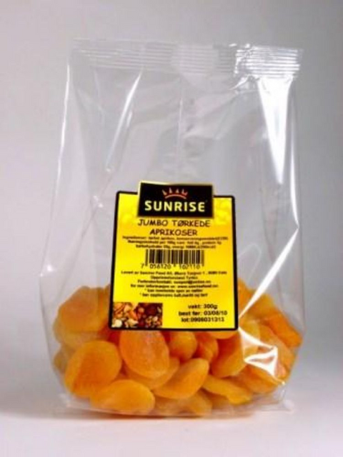 SUNRISE JUMBO TØRKEDE APRIKOSER