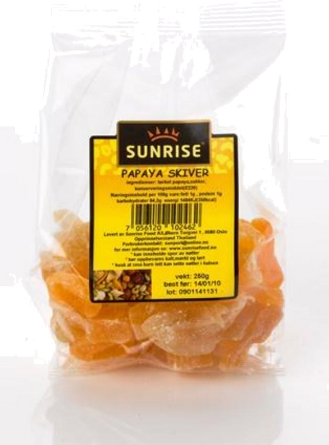 SUNRISE PAPAYA-SKIVER