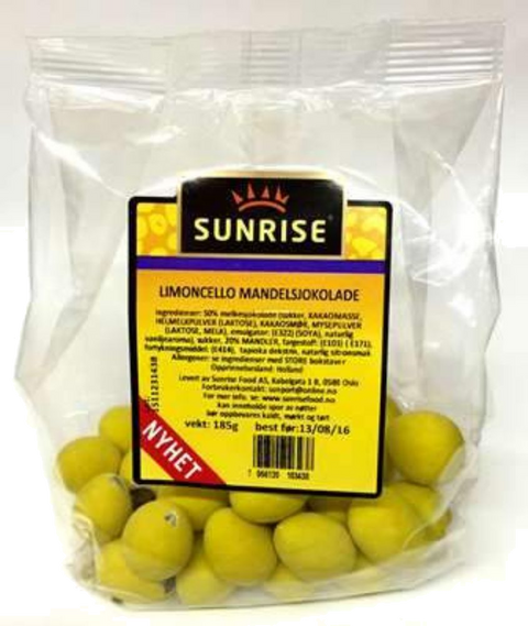 Sunrise Limoncello Mandelsjokolade 185g