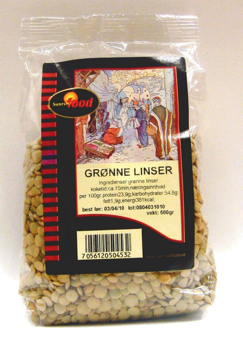 SUNRISE GRØNNE LINSER