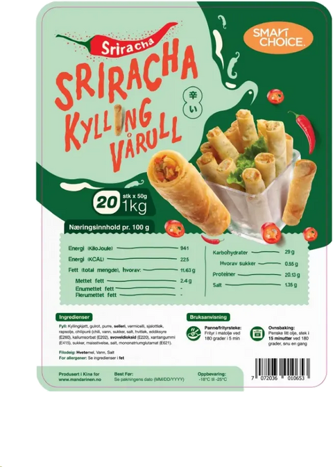 SMART CHOICE SRIRACHA VÅRRULL