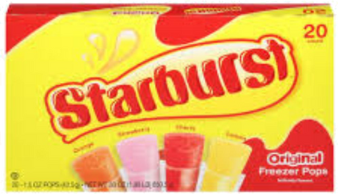 STARBURST FREEZER POPS