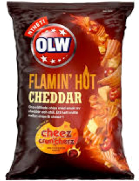 OLW Flaming Hot Cheddar 175g