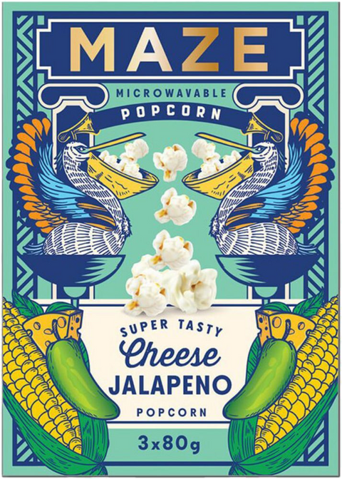 Maze Popcorn Jalapeño 240g