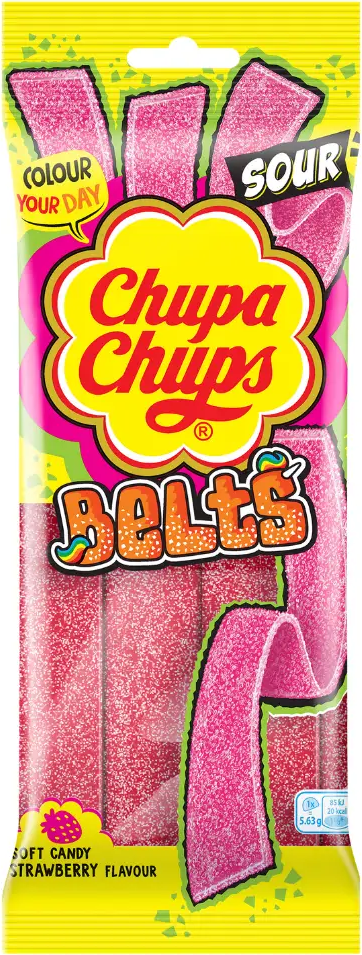 CHUPA CHUPS BELTS SOUR RED