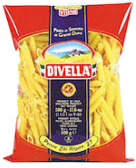 DIVELLA 27 PENNE ZITTI RIGATE