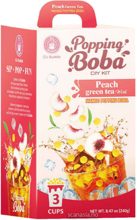 O'S BUBBLE POPPING BOBA KIT PEACH