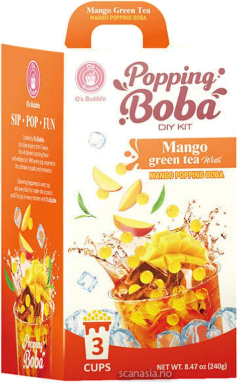 O'S BUBBLE POPPING BOBA KIT MANGO