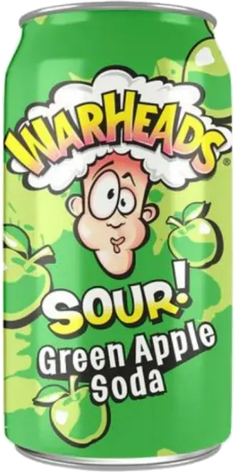 WARHEADS SOUR SODA GREEN APPLE