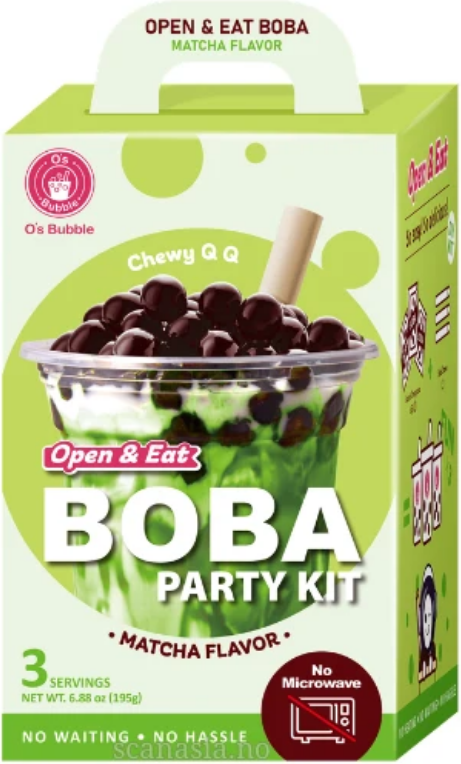 O'S BUBBLE BOBA KIT MATCHA