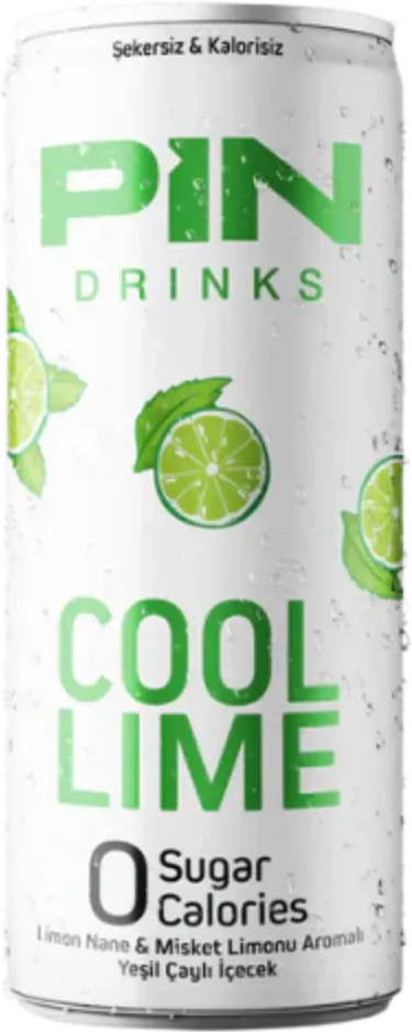 PIN DRINKS COOL LIME