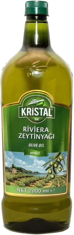 KRISTAL OLIVENOLJE PLAST FLASKE 2L