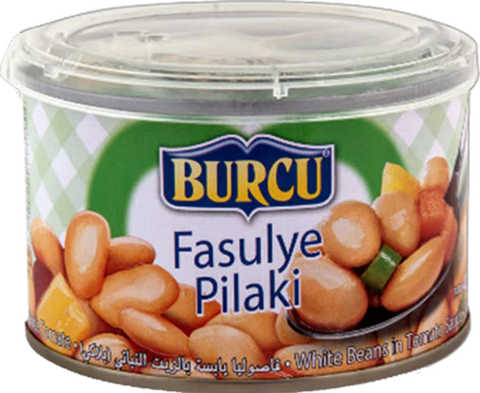 BURCU HVITE BØNNER I TOMATSAUS / FASULYE PILAKI
