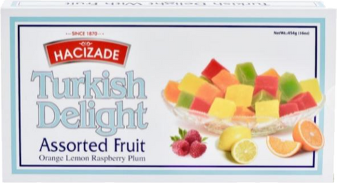 Hacizade Turkish Delight Assorted Fruit 250g