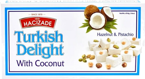 HACIZADE TURKISH DELIGHT COCONUT