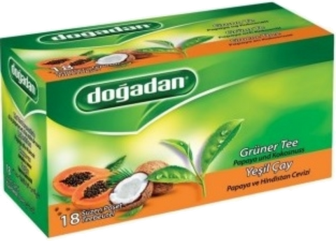DOGADAN GREEN TEA PAPAYA & COOCNUT