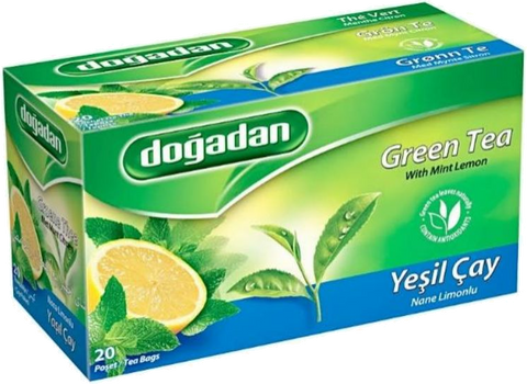 DOGADAN GRØNN TE M/ MINT & SITRON 20 POS