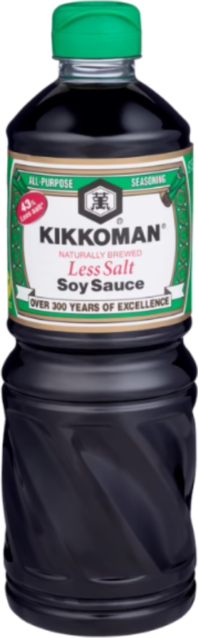 KIKKOMAN SOYASAUS MINDRE SALT 1L