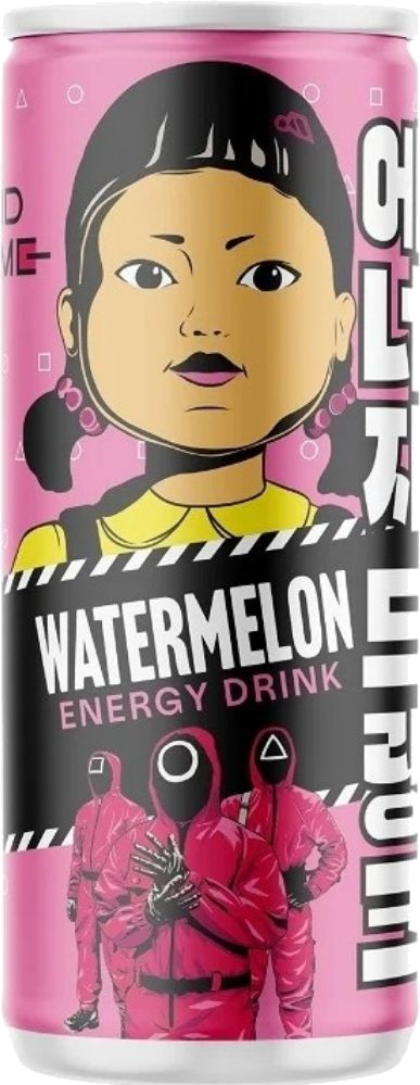 SQUID GAME WATERMELON ENERGY DRINK